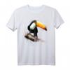 Tukan Aquarell Regenwald Exotischer Vogel T-Shirt – Perfektes Tiermotiv für Vogelzüchter, Vogelliebhaber und Tierfreunde als Geschenk