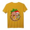 Weihnachts-Faultier T-Shirt für Weihnachtsmuffel - Lustiges Faultier im Weihnachtsdesign für humorvolle Feiertage