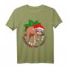 Weihnachts-Faultier T-Shirt für Weihnachtsmuffel - Lustiges Faultier im Weihnachtsdesign für humorvolle Feiertage