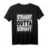 Straight Outta Deutschland Geschenk für deutsche Familien, Fans und Touristen – Patriotisches T-Shirt für Stolz & Unterstützung