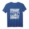 Straight Outta Deutschland Geschenk für deutsche Familien, Fans und Touristen – Patriotisches T-Shirt für Stolz & Unterstützung