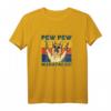 Pew Pew Madafakas Deutscher Schäferhund T-Shirt - Lustiges Hundemotiv für Hundeliebhaber & Tierfreunde
