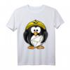 Cartoon Pinguin Postbote T-Shirt – Lustiges Geschenk für Postangestellte & Zusteller