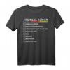 Real Alman Meme - Richtiger Deutscher Checkliste Backprint T-Shirt für Humor und Geschenke