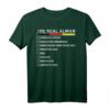 Real Alman Meme - Richtiger Deutscher Checkliste Backprint T-Shirt für Humor und Geschenke