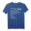 Real Alman Meme - Richtiger Deutscher Checkliste Backprint T-Shirt für Humor und Geschenke