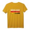 Düsseldorf Skyline Shirt mit Deutscher Flagge - Vintage & Retro Geschenkidee für Düsseldorf Fans, Männer, Frauen & Kinder