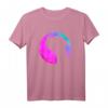 Deutsche Dogge Profil Sternenhimmel bunt T-Shirt – Fan- und Herrchen/Frauchen-Design für Doggenliebhaber
