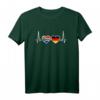 Südafrika Deutschland Herzschlag Flagge T-Shirt – Stolz auf deutsch-südafrikanische Freundschaft und Wurzeln