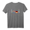 Südafrika Deutschland Herzschlag Flagge T-Shirt – Stolz auf deutsch-südafrikanische Freundschaft und Wurzeln