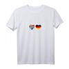 Südafrika Deutschland Herzschlag Flagge T-Shirt – Stolz auf deutsch-südafrikanische Freundschaft und Wurzeln