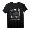 Panzerdivision Armee Tank T-Shirt – Lustiges Militär-Outfit für Soldaten & Panzerfans mit Herz für deutsche Raubkatzen