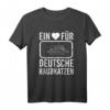 Panzerdivision Armee Tank T-Shirt – Lustiges Militär-Outfit für Soldaten & Panzerfans mit Herz für deutsche Raubkatzen