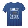 Panzerdivision Armee Tank T-Shirt – Lustiges Militär-Outfit für Soldaten & Panzerfans mit Herz für deutsche Raubkatzen