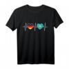 Deutschland & Kasachstan Flaggen T-Shirt – Doppelte Staatsbürgerschaft, Integration & Geschenk für Reisen und Gastfreundschaft