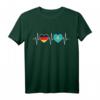 Deutschland & Kasachstan Flaggen T-Shirt – Doppelte Staatsbürgerschaft, Integration & Geschenk für Reisen und Gastfreundschaft