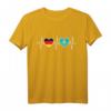 Deutschland & Kasachstan Flaggen T-Shirt – Doppelte Staatsbürgerschaft, Integration & Geschenk für Reisen und Gastfreundschaft