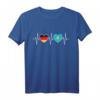 Deutschland & Kasachstan Flaggen T-Shirt – Doppelte Staatsbürgerschaft, Integration & Geschenk für Reisen und Gastfreundschaft