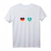 Deutschland & Kasachstan Flaggen T-Shirt – Doppelte Staatsbürgerschaft, Integration & Geschenk für Reisen und Gastfreundschaft