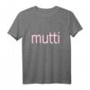 Deutsches Mutti T-Shirt - Muttertagsgeschenk für deutsche Mütter mit coolem Retro-Design