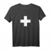 Schweizer Kreuz Schweiz Flagge Geschenk T-Shirt – Stolzes Fanshirt zum Nationalfeiertag, Geburtstag & Weihnachten für Schweizer Fans