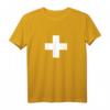 Schweizer Kreuz Schweiz Flagge Geschenk T-Shirt – Stolzes Fanshirt zum Nationalfeiertag, Geburtstag & Weihnachten für Schweizer Fans