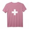 Schweizer Kreuz Schweiz Flagge Geschenk T-Shirt – Stolzes Fanshirt zum Nationalfeiertag, Geburtstag & Weihnachten für Schweizer Fans