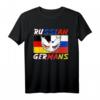 Russisch Deutsche Freundschaft T-Shirt - Deutsch-Russische Flagge, Stolz & Liebe zwischen Deutschland und Russland