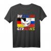 Russisch Deutsche Freundschaft T-Shirt - Deutsch-Russische Flagge, Stolz & Liebe zwischen Deutschland und Russland
