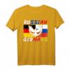 Russisch Deutsche Freundschaft T-Shirt - Deutsch-Russische Flagge, Stolz & Liebe zwischen Deutschland und Russland