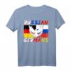Russisch Deutsche Freundschaft T-Shirt - Deutsch-Russische Flagge, Stolz & Liebe zwischen Deutschland und Russland