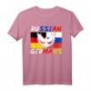 Russisch Deutsche Freundschaft T-Shirt - Deutsch-Russische Flagge, Stolz & Liebe zwischen Deutschland und Russland