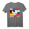 Russisch Deutsche Freundschaft T-Shirt - Deutsch-Russische Flagge, Stolz & Liebe zwischen Deutschland und Russland