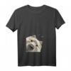 Lustiges Deutscher Spitz Damen T-Shirt mit V-Ausschnitt - Neugieriger Hundedesign für Hundeliebhaberinnen