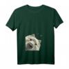 Lustiges Deutscher Spitz Damen T-Shirt mit V-Ausschnitt - Neugieriger Hundedesign für Hundeliebhaberinnen