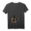 Damen Lustiges Neugieriger Deutscher Jagdterrier T-Shirt mit V-Ausschnitt – Perfekt für Jäger, Förster und Hundeliebhaber
