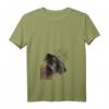Damen Lustiges Neugieriger Deutscher Jagdterrier T-Shirt mit V-Ausschnitt – Perfekt für Jäger, Förster und Hundeliebhaber