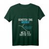 Damen Genitiv ins Wasser weil es Dativ ist - Lustiges Deutschlehrer T-Shirt mit V-Ausschnitt für Sprachfans und Lehrer