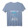 Damen Genitiv ins Wasser weil es Dativ ist - Lustiges Deutschlehrer T-Shirt mit V-Ausschnitt für Sprachfans und Lehrer