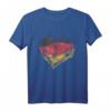 Deutsche Flagge Vintage Deutschland Herz Patriotisch T-Shirt - Klassisch geschnitten, doppelt genähter Saum