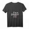 Damen Verrückte Schnitzel Lady - Lustiges deutsches Schnitzel T-Shirt mit V-Ausschnitt für Partys und Deutschland-Fans