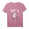 Kinder Geburtstags T-Shirt für Mädchen mit Einhorn und Fahrrad - Perfekt für den 3. Geburtstag, Kindergarten & Spielplatz