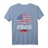 Amerikaner mit deutschen Wurzeln T-Shirt - Patriotisches Design mit amerikanischer Flagge und deutschem Einfluss