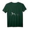 Hundeliebhaber Geschenk - Deutscher Schäferhund T-Shirt mit EKG Herzschlag Motiv, Perfekt für Weihnachten & Geburtstag