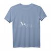 Hundeliebhaber Geschenk - Deutscher Schäferhund T-Shirt mit EKG Herzschlag Motiv, Perfekt für Weihnachten & Geburtstag