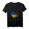 Ukraine Fingerabdruck T-Shirt für stolze Deutsch-Ukrainer – Heimatliebe & Patriotisches Design inklusive Flagge