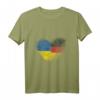 Ukraine Fingerabdruck T-Shirt für stolze Deutsch-Ukrainer – Heimatliebe & Patriotisches Design inklusive Flagge