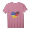 Ukraine Fingerabdruck T-Shirt für stolze Deutsch-Ukrainer – Heimatliebe & Patriotisches Design inklusive Flagge