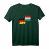 Ungarn Deutschland Flagge T-Shirt mit Herzschlag - Zeige deine Liebe zu Ungarn und Deutschland