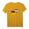 Ungarn Deutschland Flagge T-Shirt mit Herzschlag - Zeige deine Liebe zu Ungarn und Deutschland